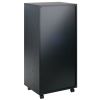 Halifax Tall Storage Cabinet; 5-Drawer; Black