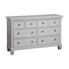 Glendale 6 Drawer Dresser Pure White