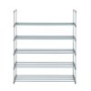 5 Tiers Shoe Rack Shoe Tower Shelf Storage Organizer For Bedroom, Entryway, Hallway, and Closet Gray Color RT