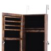 Fashion Simple Jewelry Storage Mirror Cabinet Can Be Hung On The Door Or Wall RT