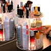 Makeup Organizer, 360 Degree Rotating Adjustable Cosmetic Organizer Makeup Storage