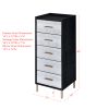 Myles Jewelry Armoire; Black; Silver &amp; Gold Finish AC01167