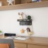 Key Hook Holder, Mail Manager And Kitchen Storage For Wall Decoration With 5 Key Hooks