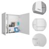 Sines Medicine Cabinet; Four Internal Shelves; Double Door -White