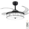 42"Crystal Ceiling Fans with Lights