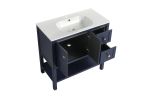 Bathroom Vanity With Soft Close Drawers and Gel Basin; 36x18