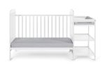 Ramsey 3-in-1 Convertible Crib and Changer Combo White