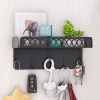 Key Hook Holder, Mail Manager And Kitchen Storage For Wall Decoration With 5 Key Hooks