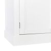 FCH Single Drawer Double Door Storage Cabinet White