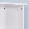 Wall Mount Medicine Cabinet with a Door;  Wooden Bathroom Storage Cabinet with Adjustable Shelf