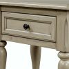 Solid Wood One-Drawer Nightstand for Nursery; Kid's Room; Bedroom; Stone Gray