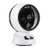 9" Air Circulator Fan, Desk Fan 90Â° Tilt & 60Â° Oscillating, Portable Table Fan with 3 Speeds Powerful Airflow Perfect for Bedroom Dorm Office, White