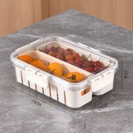 Plastic Thickened Drain Preservation Box (Option: Dwarf two grid)