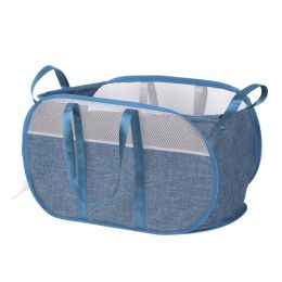 Thick Oxford Cloth Foldable Laundry Basket (Option: Cationic Blue)