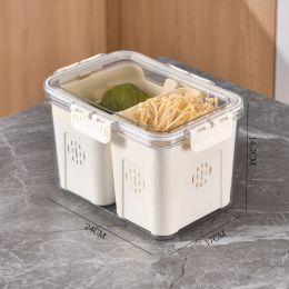 Plastic Thickened Drain Preservation Box (Option: High end two grid)