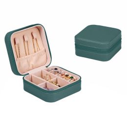 Travel Jewelry Box Organizer Travel Jewelry Case (Color: Green)