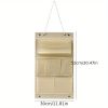 1pc Wall Hanging Storage Bag; College Student Dormitory Bedside Storage Hanging Bag; Wall Mounted Folding Storage Organizer