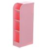 1pc Multi-layer Vertical Pen Organizer Storage For Office School Supplies Cosmetic Brush Storage Box Translucent Pen Storage Holder