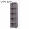 1pc Wardrobe Hanging Storage Bag; Drawer Fabric Closet Storage Organizer Holder