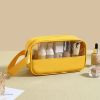 PVC Transparent Cosmetic Bag; Travel Makeup Bag; Large Capacity Travel Toiletry Bag