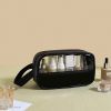 PVC Transparent Cosmetic Bag; Travel Makeup Bag; Large Capacity Travel Toiletry Bag