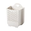 Foldable Plastic Laundry Basket Flexible Hampers with Handle for Hanging