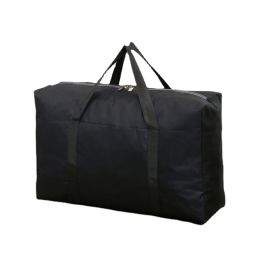 Waterproof Oxford Fabric Storage Bag Different Specifications Moving Bag for Home Storage, Travelling, College Carrying (Color: BLACK)