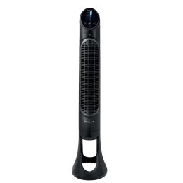 QuietSet Oscillating Electric Tower Stand Fan, HYF260B, Black (Color: BLACK)