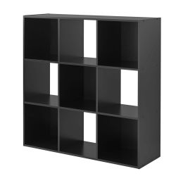 9-Cube Storage Organizer (Actual Color: Black)