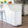 13.2 Gallon Trash Can;  Rectangular Step On Kitchen Trash Can