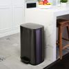 13.2 Gallon Trash Can;  Rectangular Step On Kitchen Trash Can