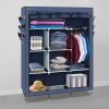 69" Wardrobe Portable Closet Storage Organizer Clothes Non-woven Fabric Wardrobe