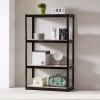 Storage Shelves - 4 Tier Adjustable Garage Storage Shelving;  Heavy Duty Metal Storage Utility Rack Shelf Unit for Warehouse Pantry Closet Kitchen