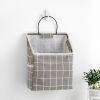 Simple Trendy Hanging Storage Bag; Double Side Pockets Organizer For Bedroom; Bathroom