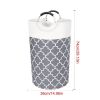 82L Laundry Basket Portable Foldable Home Laundry Storage Bag Cotton Hamper For Kids Toys Storage Dirty Clothes Basket Bag