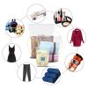 9Pcs Clothes Storage Bags Water-Resistant Travel Luggage Organizer Clothing Packing Cubes