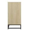 Storage Cabinet with Glass Door, Sideboard Buffet Cabinet for Kitchen,Dining Room