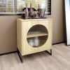 Storage Cabinet with Glass Door, Sideboard Buffet Cabinet for Kitchen,Dining Room