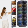 1 PC Hat Rack For Baseball Caps; 7/14 Pockets Foldable Baseball Cap Display Rack; Door Back Wall Non-Woven Large Hanging Hat Storage Bag