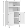 Five-layer solid wood bathroom floor cabinets; storage racks.