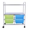 4 Drawers Shelves Rolling Storage Cart Rack