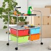 4 Drawers Shelves Rolling Storage Cart Rack