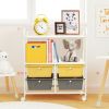 4 Drawers Shelves Rolling Storage Cart Rack