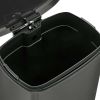 13.2 Gallon Trash Can;  Rectangular Step On Kitchen Trash Can