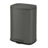 13.2 Gallon Trash Can;  Rectangular Step On Kitchen Trash Can