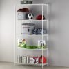 36"W x 16"D x 72"H 5-Shelf Wire Shelving Unit; White