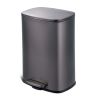 13.2 Gallon Trash Can;  Rectangular Step On Kitchen Trash Can