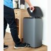 13.2 Gallon Trash Can;  Rectangular Step On Kitchen Trash Can