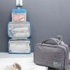 Travel Toiletry Bags Large Makeup Cosmetic Case Organizer with Hanging Hook