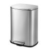 13.2 Gallon Trash Can;  Rectangular Step On Kitchen Trash Can